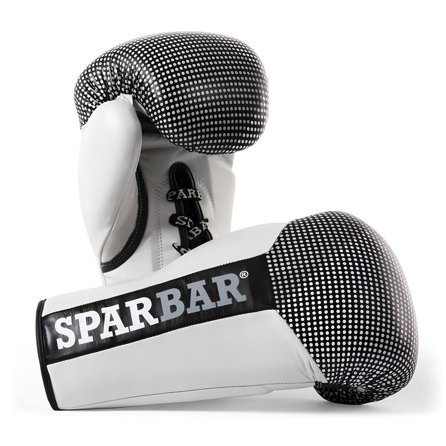 Premium SB1 Laced Boxing Gloves - 100% Genuine Leather Sparring Gloves for Punching Bag Training, Heavy Bag Workouts & MMA - Professional Boxing Equipment with Wrist Support for Kickboxing, Muay Thai, Boxing & Fitness Training (Ideal for Gym, Home Workouts & Martial Arts Practice)