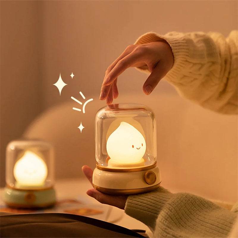 Flami: Adorable Kawaii Cozy Flame Lamp - Perfect for Bedroom Decor, Relaxation & Gift Giving