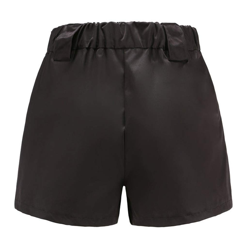 Women's High Waist Cargo Shorts - Summer Casual Beach Shorts with Pockets for Sports & Outdoors