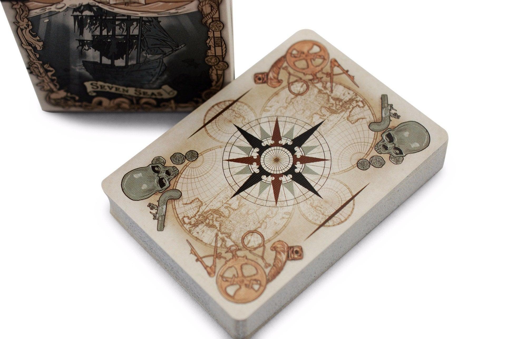 Bicycle® Seven Seas Playing Cards - Premium Quality Poker Cards for Magic Tricks, Cardistry & Casino Games - Perfect for Professional Magicians, Card Players & Collectors