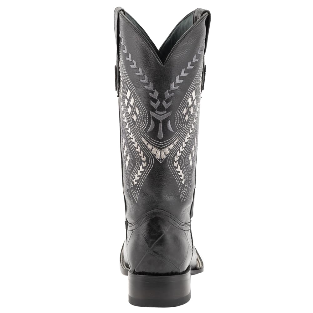 Men's Western Boots - Genuine Leather Cowboy Boots for Men | Durable & Stylish for Riding, Rodeo & Casual Wear