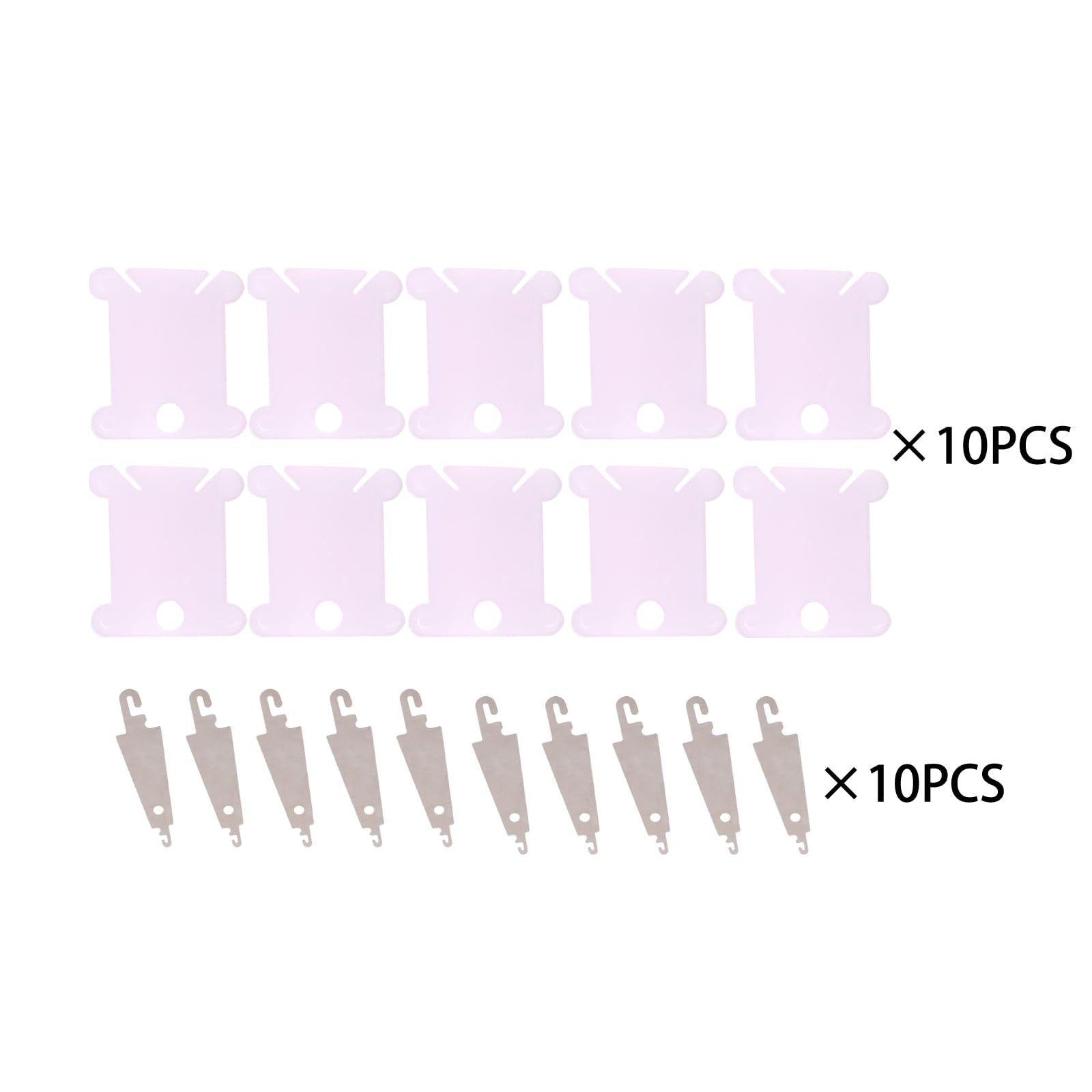 14 Pcs Fabric Huggers Cross Stitch Silicone Thread Spool Holders - Embroidery Sewing Cotton Reel Tidy Clips with Magnetic Fabric Clips for Organizing Threads and Needles - Perfect for Cross Stitch, Sewing Projects & Craft Storage