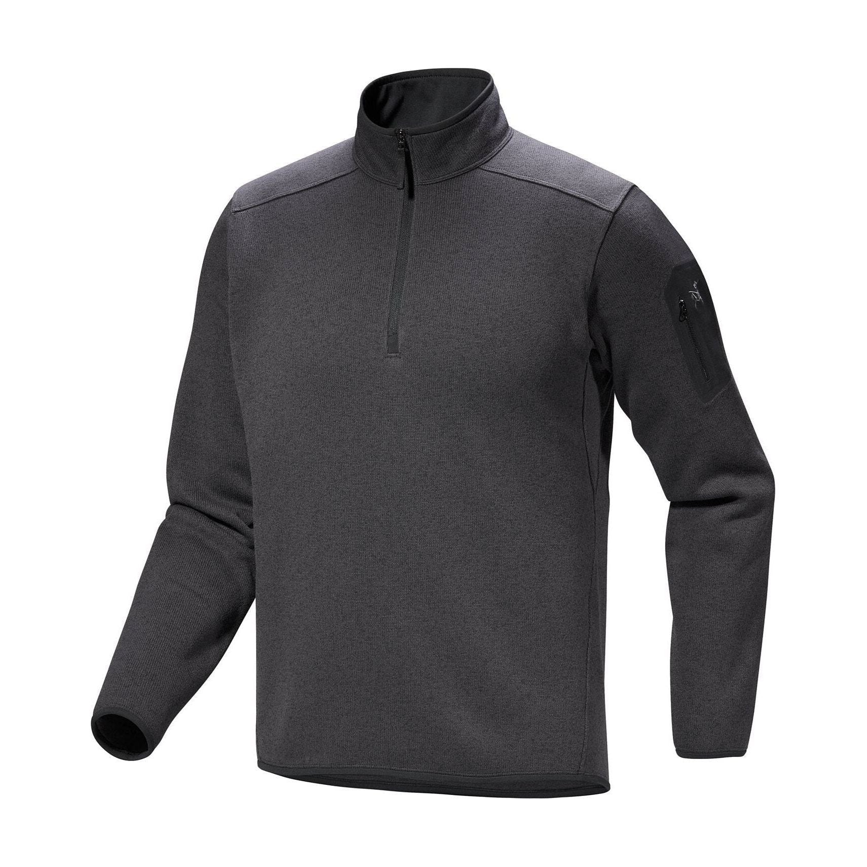 Arc'teryx Men's Covert 1/2 Zip Fleece Pullover - Lightweight Midlayer for Hiking, Camping & Outdoor Adventures