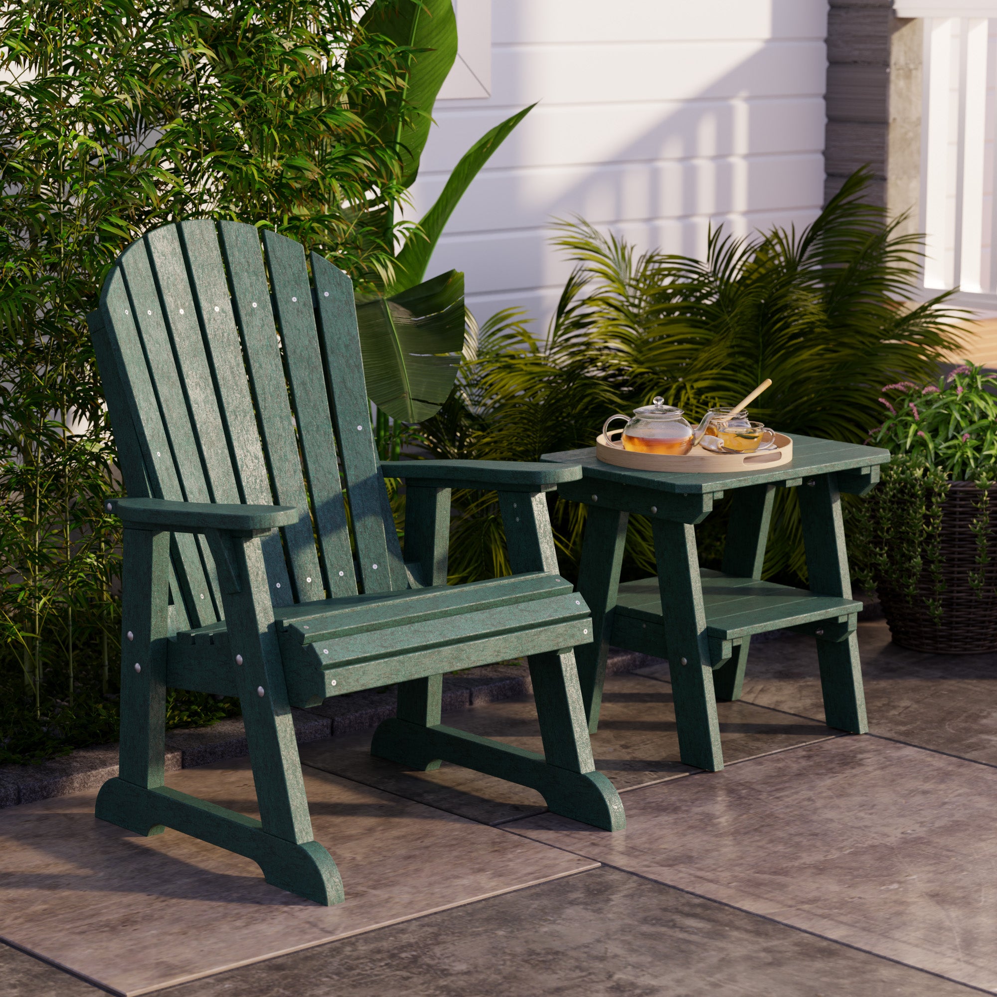Heritage High Fan Back Chair - Classic Wooden Dining Chair with Upholstered Seat - Perfect for Farmhouse, Rustic & Traditional Dining Rooms