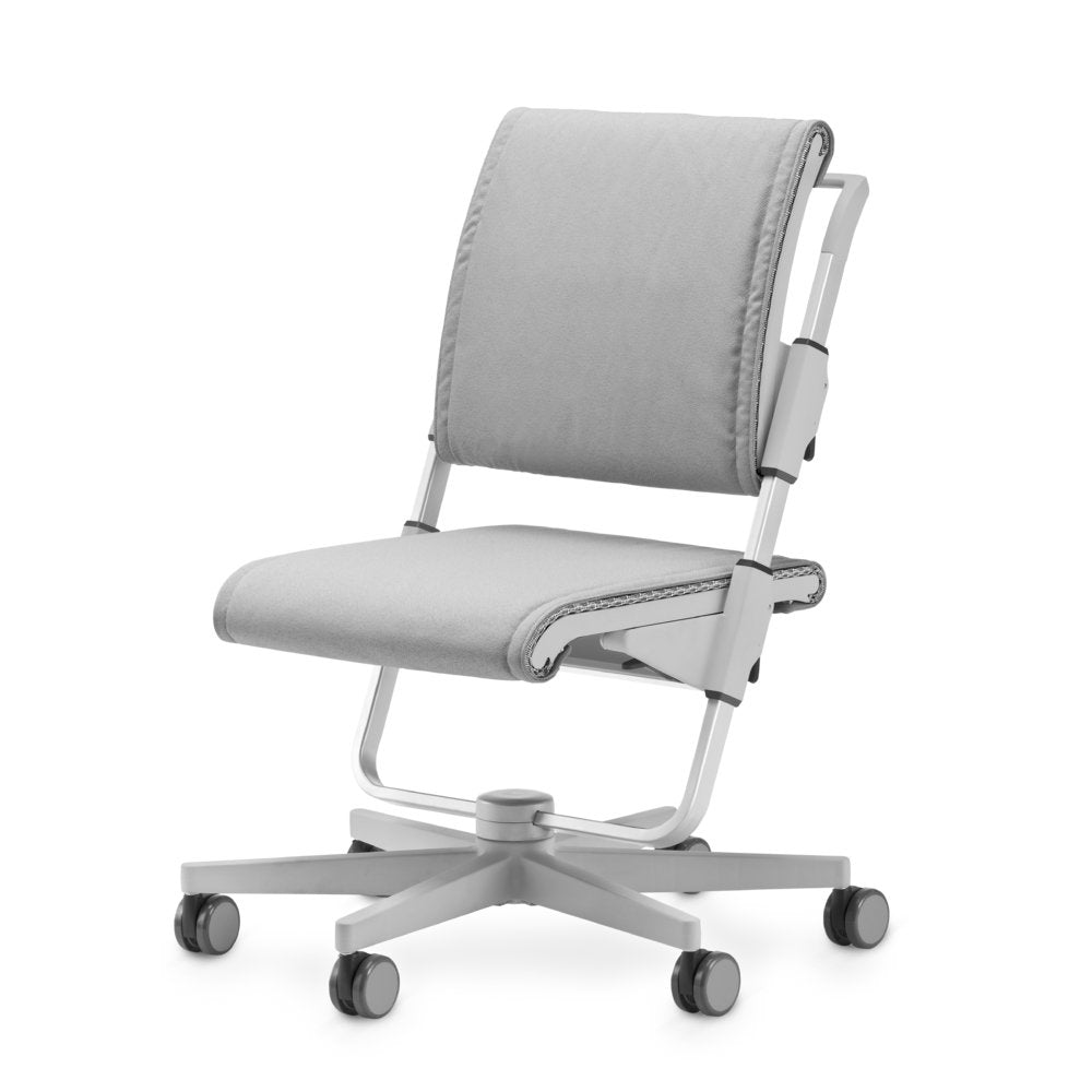 Moll Scooter Chair - White | Foldable Rolling Stool for Home, Office & Workshop | Compact Mobility Seat with Wheels for Easy Movement