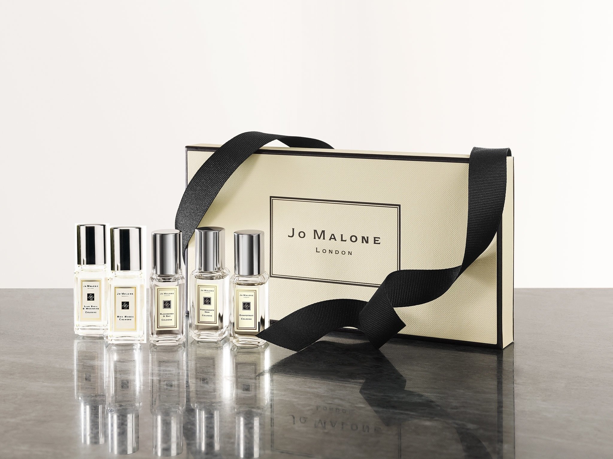 Jo Malone Cologne Collection Set - 5 Travel Size Perfume Bottles in Gift Box | Luxury Fragrance for Women & Men | Perfect for Travel, Gifts & Everyday Use
