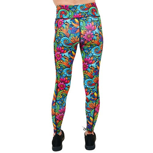 Flourish High Waist Yoga Leggings for Women - Soft Stretchy Workout Pants - Perfect for Yoga, Running, Gym & Lounge Wear