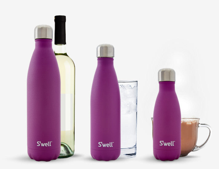 S'well Stone 9oz (266mL) Insulated Water Bottle - Leakproof Stainless Steel Vacuum Flask for Hot & Cold Drinks - Perfect for Gym, Hiking, Travel & Office Use