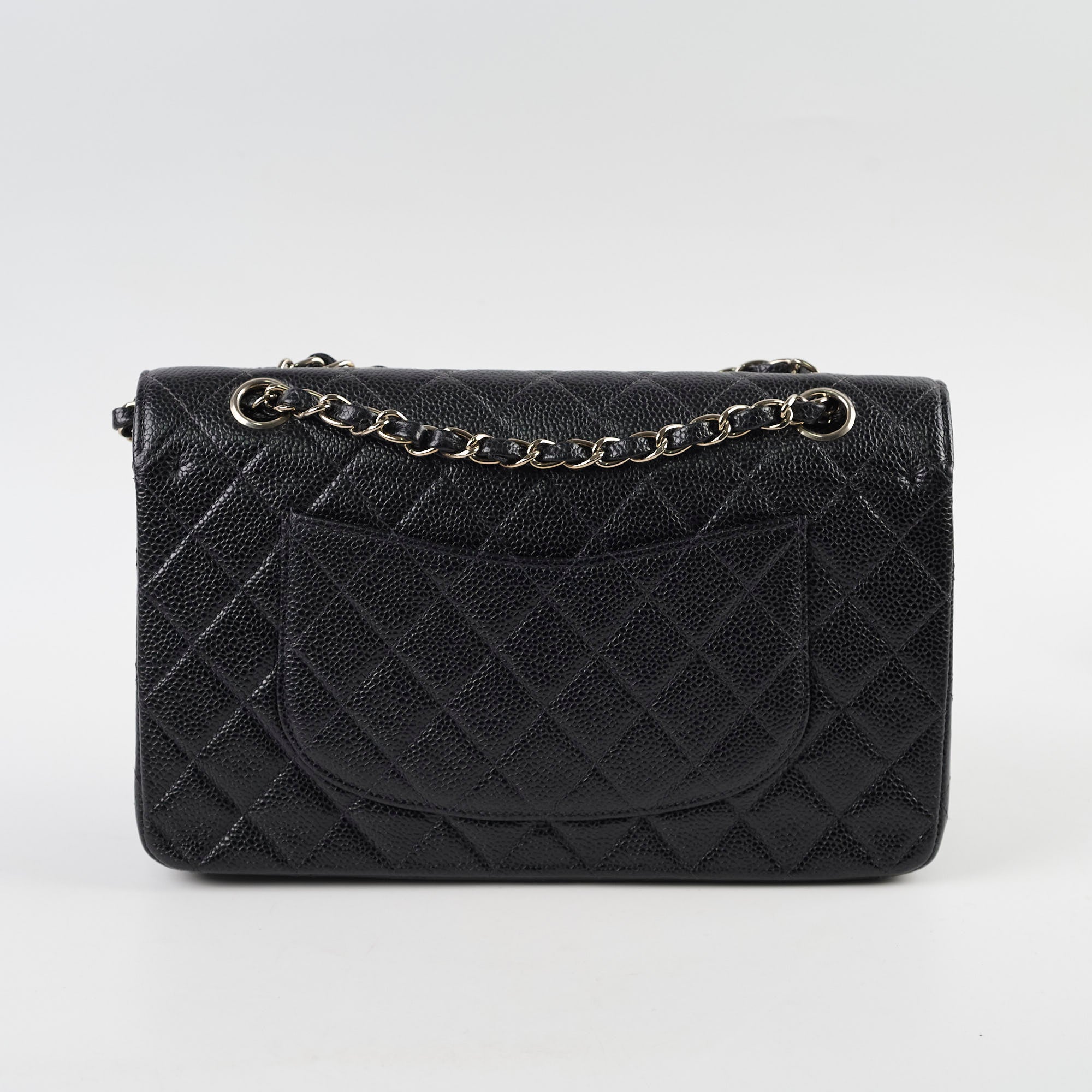 Chanel Caviar Easy Flap Bag White Series 20 - Luxury Designer Handbag for Women, Perfect for Parties, Weddings & Everyday Use
