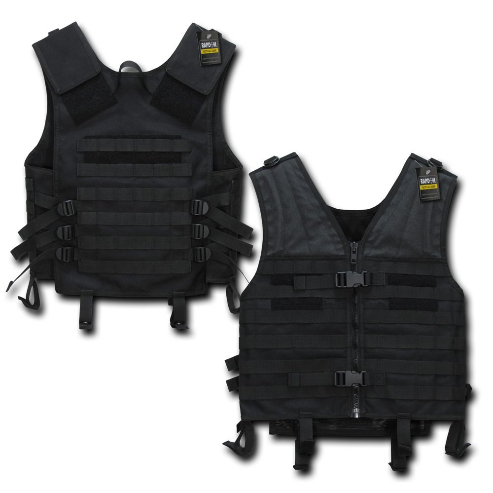 RAPDOM Tactical Modular Vest - Adjustable MOLLE System for Outdoor, Airsoft & Hunting Gear - Perfect for Military Training, Camping & Survival Scenarios