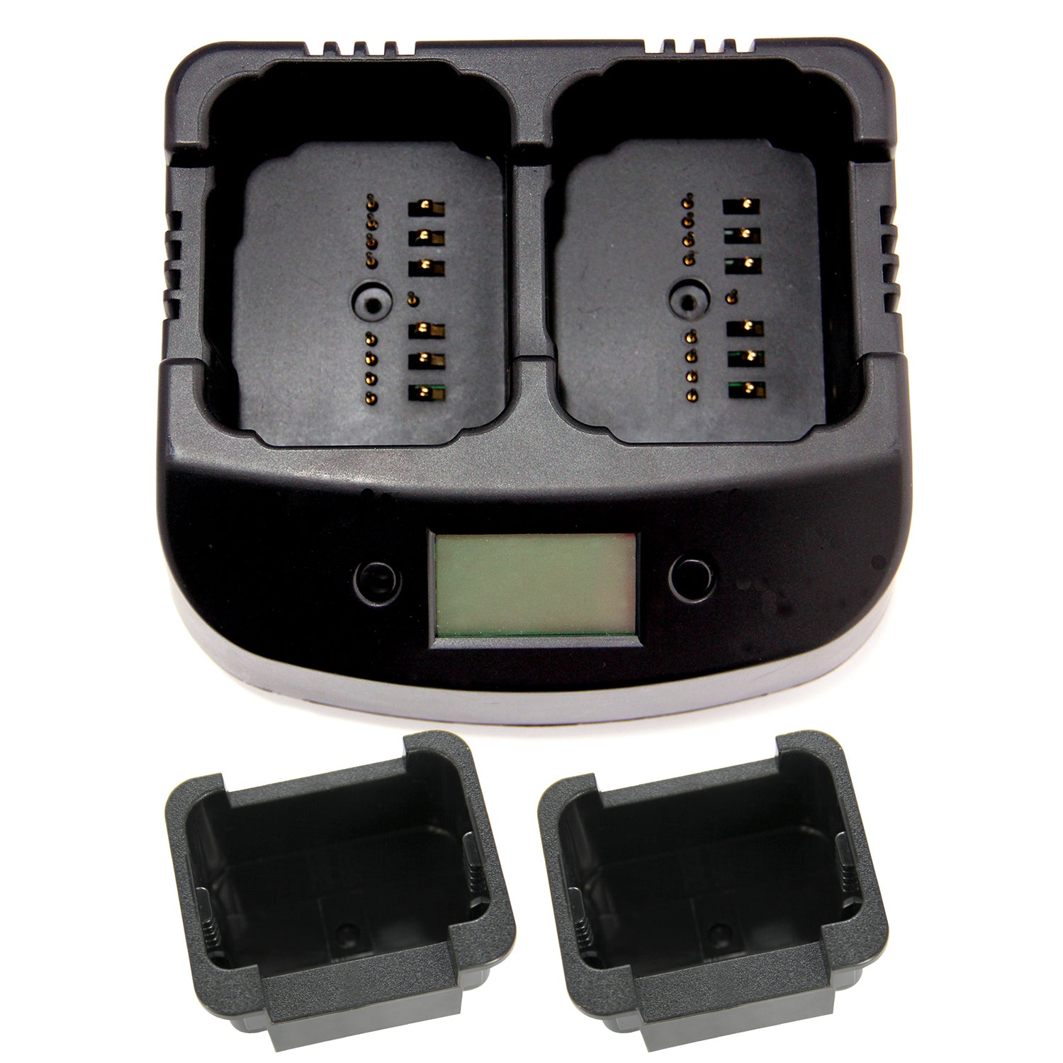 KENWOOD Two Way Radio Battery Dual Charger - Fast Charging for KENWOOD TK-2180 TK-3180 Radios - Perfect for Security, Construction & Emergency Communication