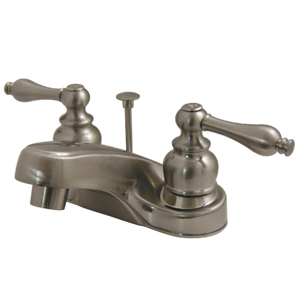 Kingston Brass GKB251AL 4-Inch Centerset Bathroom Faucet - Modern Water-Saving Design for Sink Vanity & Powder Room Installation