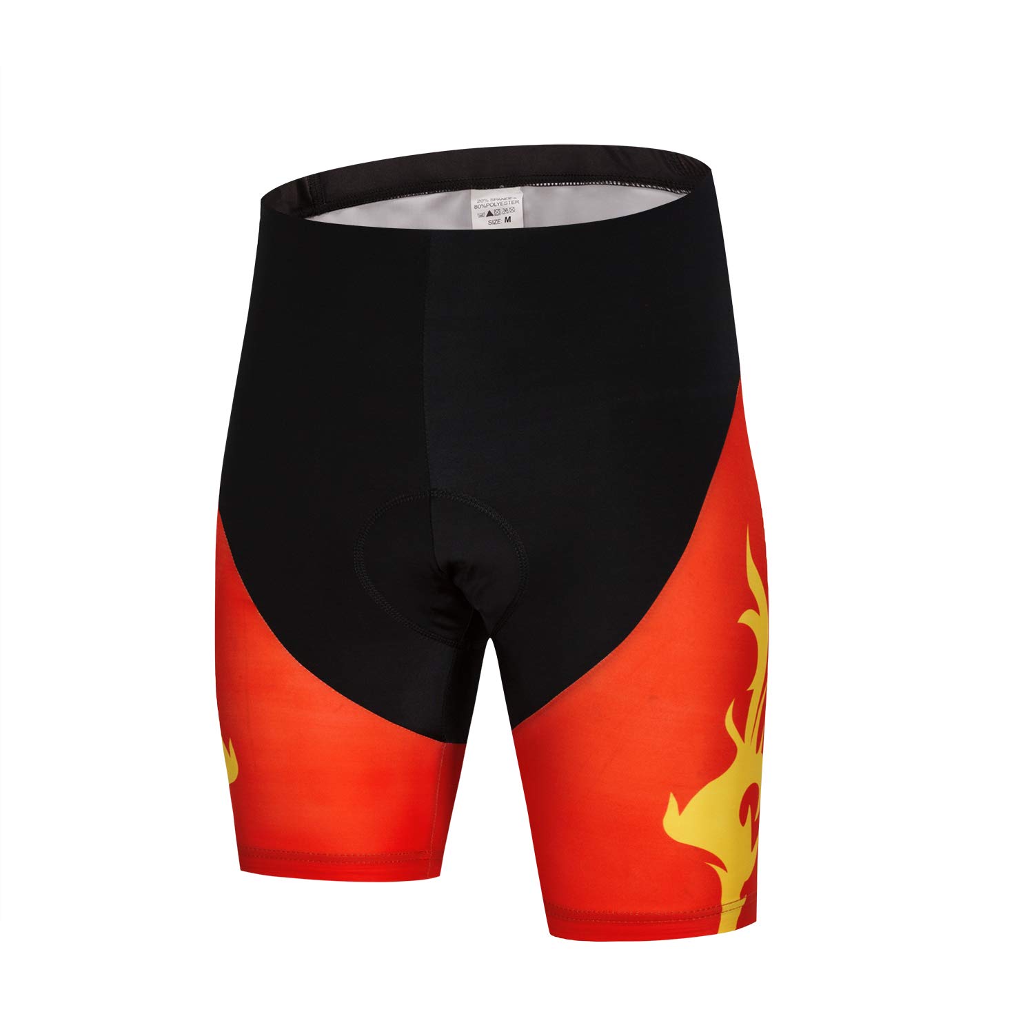 JPOJPO Men's Cycling Shorts - Padded MTB Bike Shorts for Mountain Biking & Road Cycling | Comfortable Biking Tights for Training & Outdoor Sports