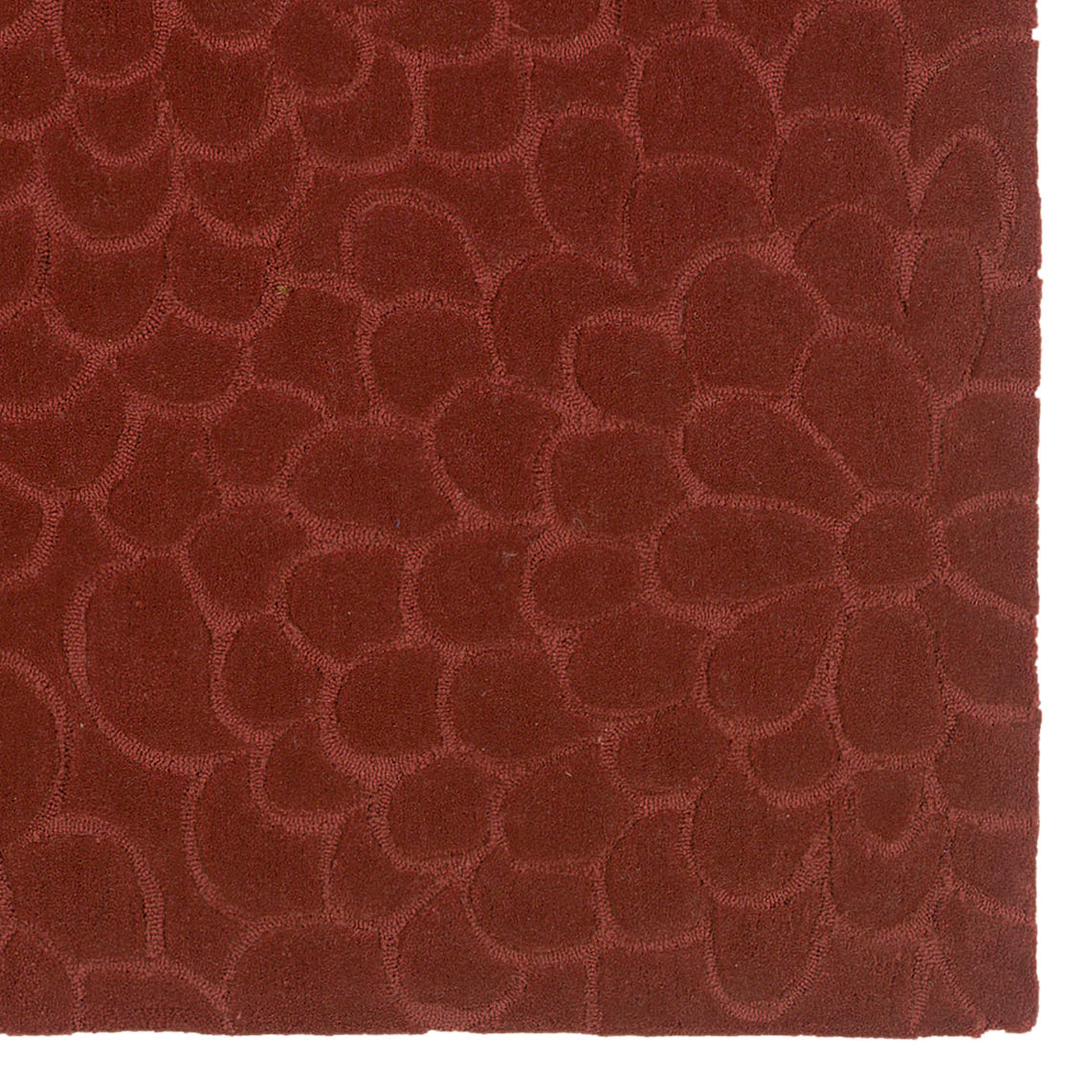 Linon Trio Natural Fiber Rugs 8x10 Feet - Handwoven Cinnamon Brown Jute Area Rug for Living Room, Bedroom, Dining Room - Eco-Friendly Home Decor & Floor Covering