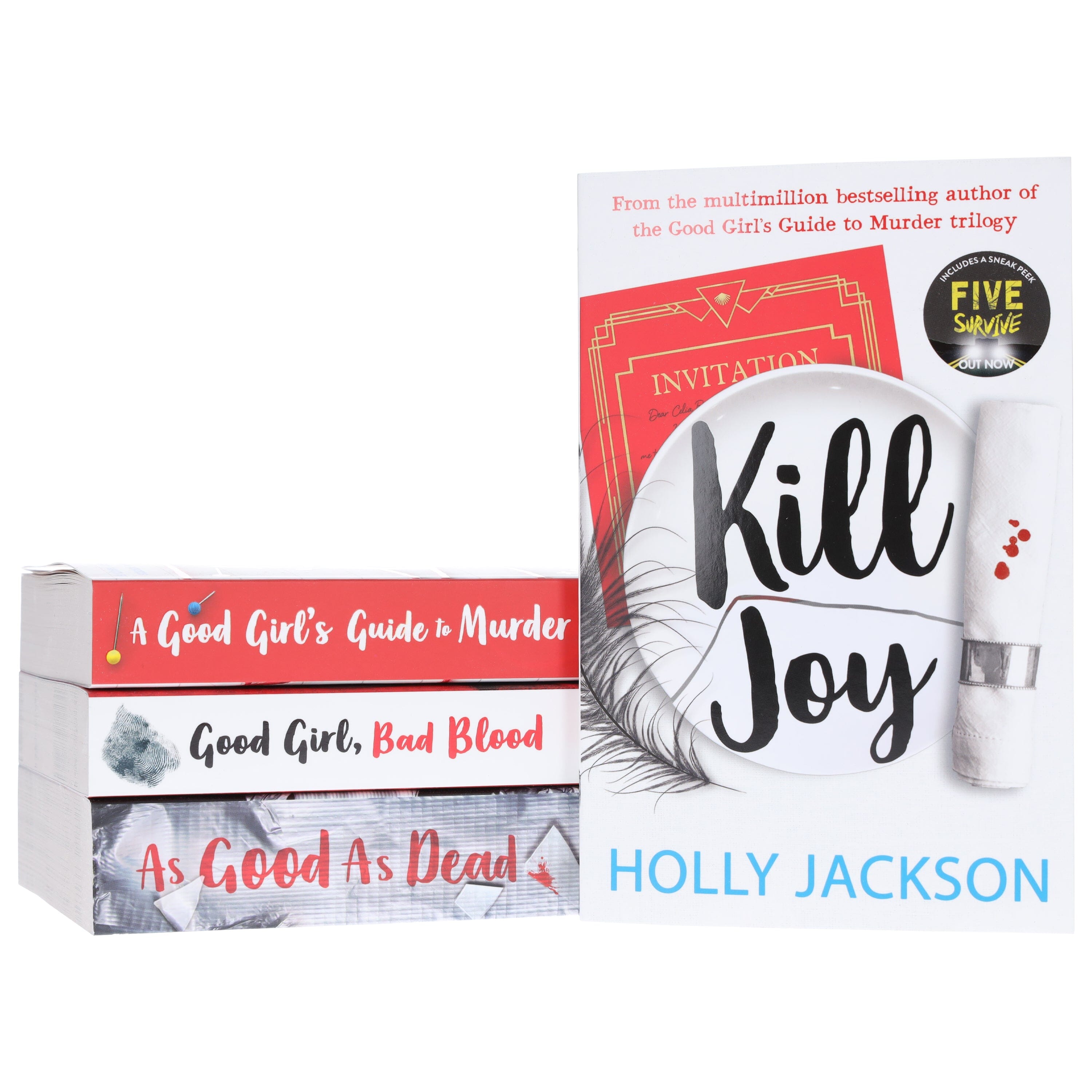 A Good Girl’s Guide To Murder Series By Holly Jackson - 4 Book Collection Set for Teens & Young Adults (Ages 14+) - Paperback Mystery Thriller Novels - Perfect for Book Clubs, Gifts & YA Readers