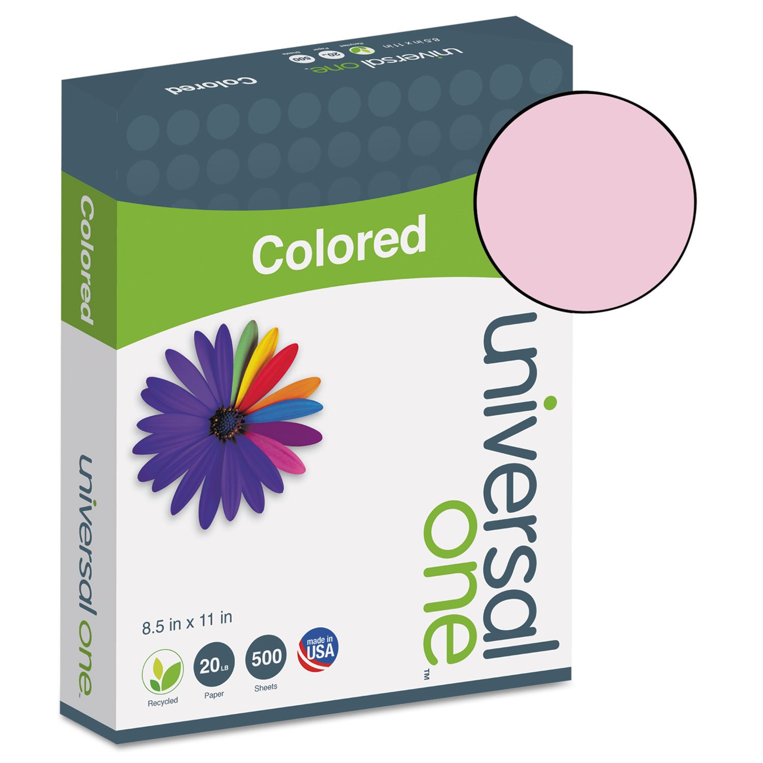 Premium Universal® Colored Paper - 24 Vibrant Hues, 8.5