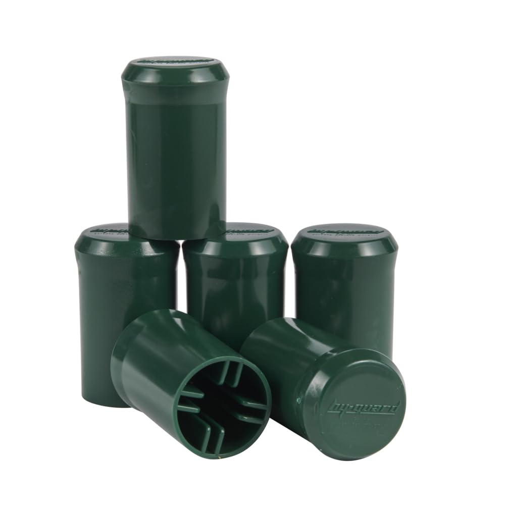 HSC50GR Bulk Green Stake Caps - Durable Garden Stakes for Landscaping, Fencing, and Plant Support (Pack of 50) - Perfect for Outdoor Gardening, Yard Decoration, and DIY Projects