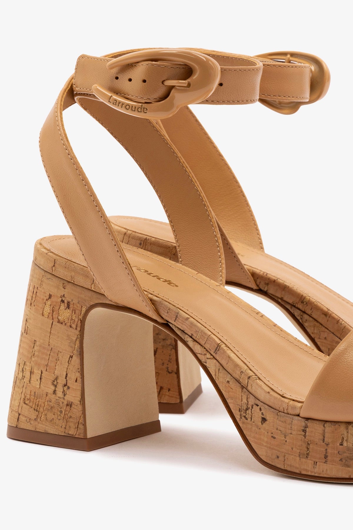 Dolly Verona Low Sandal - Women's Tan Leather Cork Wedge Sandals for Summer | Comfortable Casual Shoes for Beach, Vacation & Daily Wear