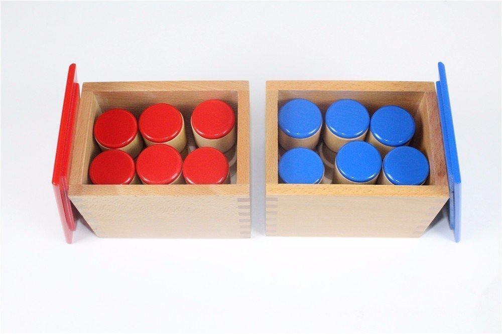 Montessori Sound Bottles - Sensory Auditory Learning Toys for Kids, Sound Cylinders & Boxes, Educational Materials for Classroom & Home Use