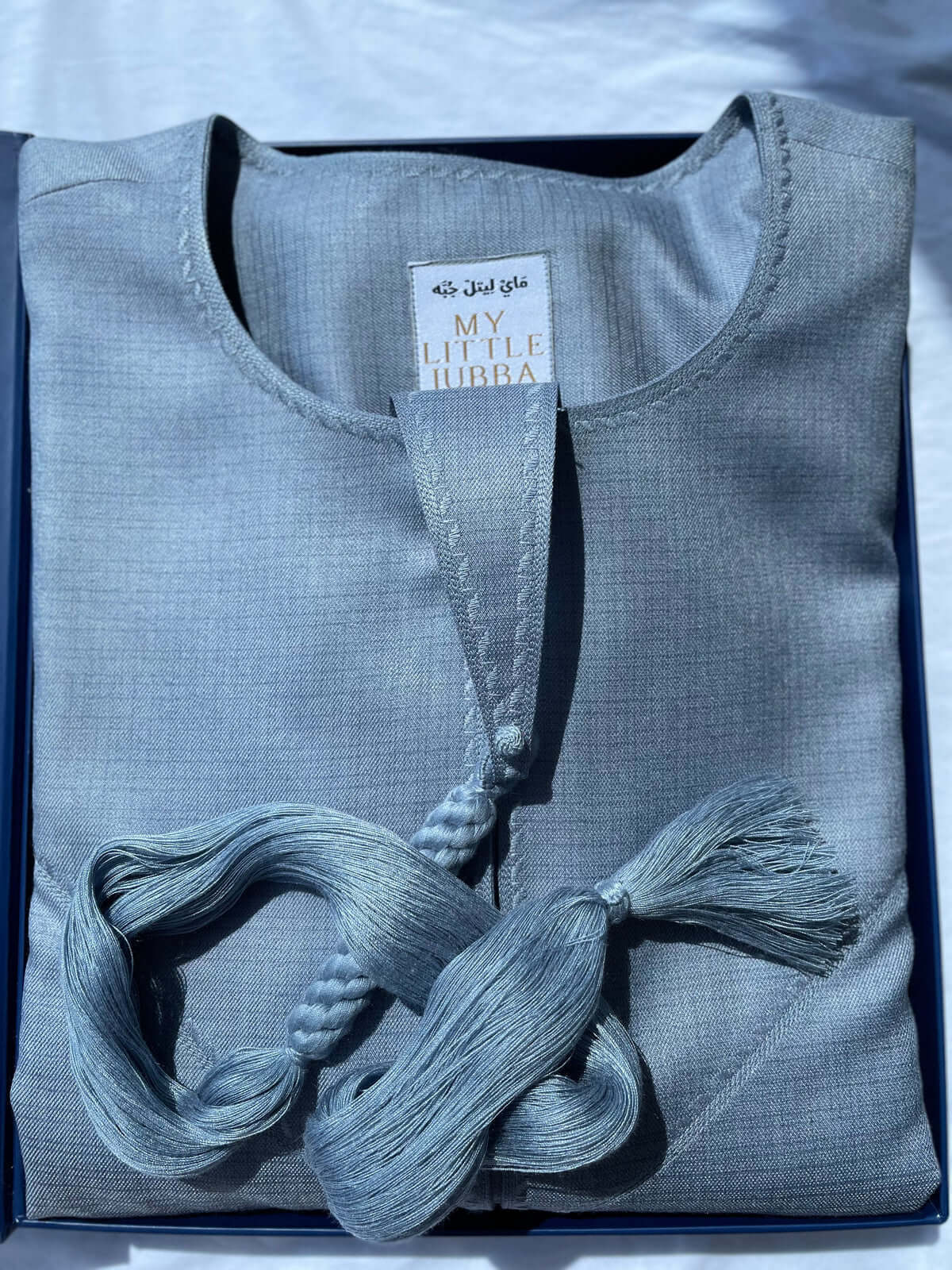 Premium Kids Cashmere Wool Emirati Jubba Thobe - Soft & Warm Traditional Arabic Dress for Boys & Girls - Perfect for Eid, Weddings & Special Occasions
