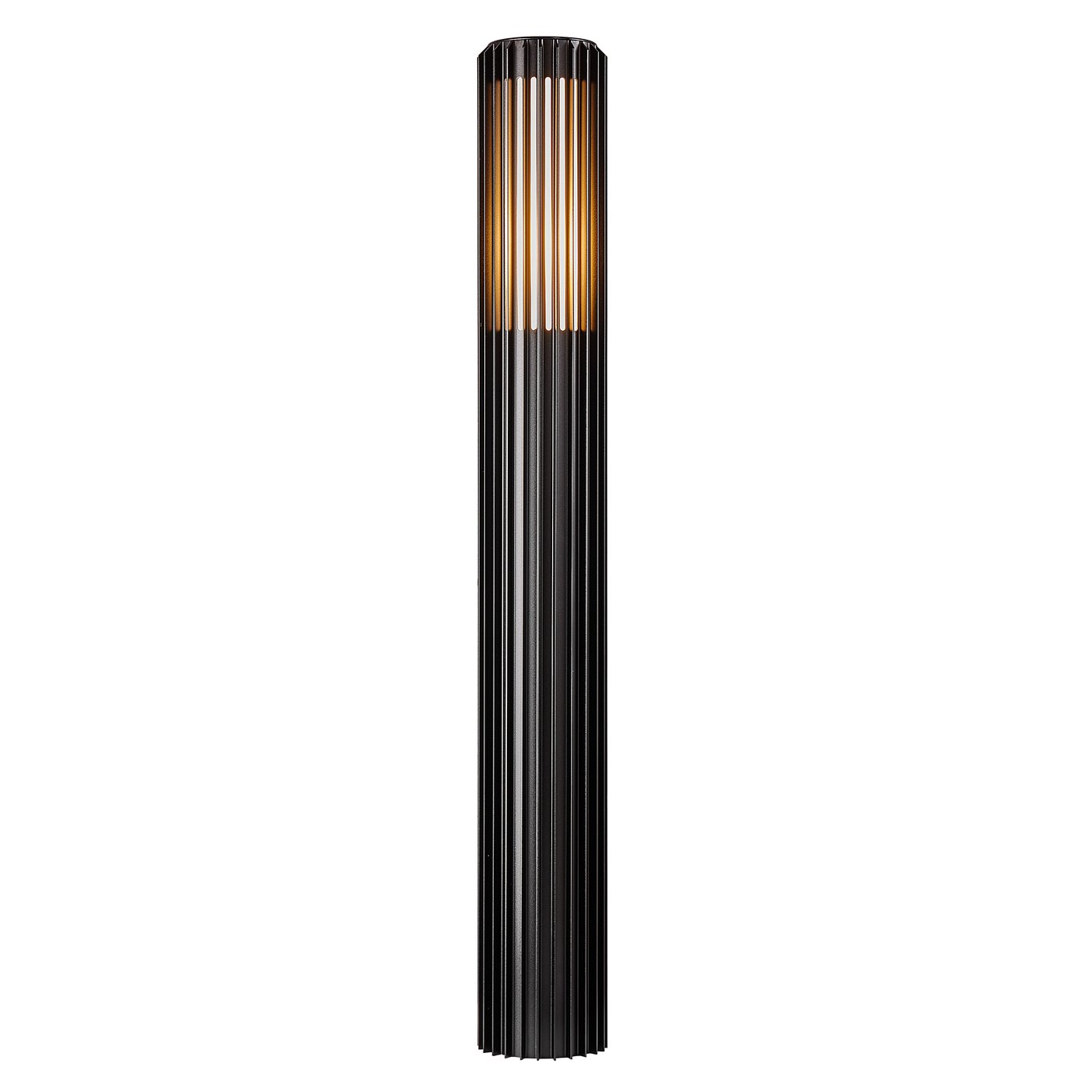 Aludra 95 IP54 Waterproof Outdoor Bollard Light - Black Landscape Lighting for Garden, Pathway, Driveway, and Patio Illumination