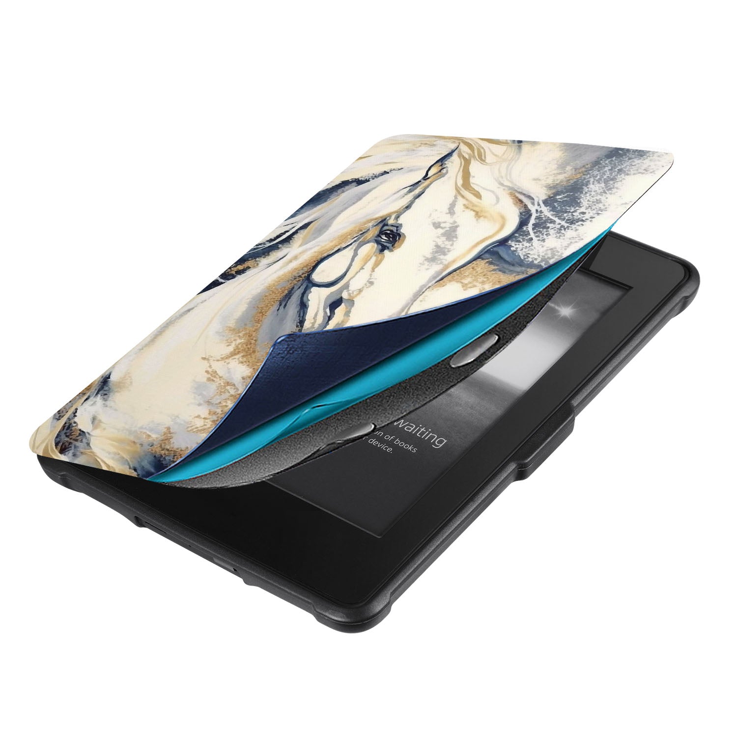 Premium Kindle Case with Horses Design - Durable & Stylish Cover for Kindle E-Readers - Perfect for Reading, Travel, and Outdoor Adventures