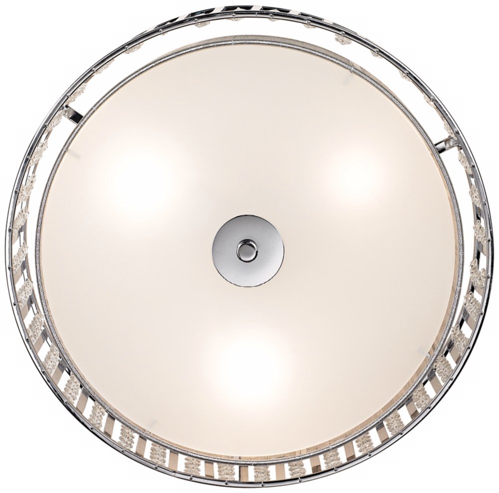Possini Euro Modern Crystal Ceiling Light Fixture - 15 3/4