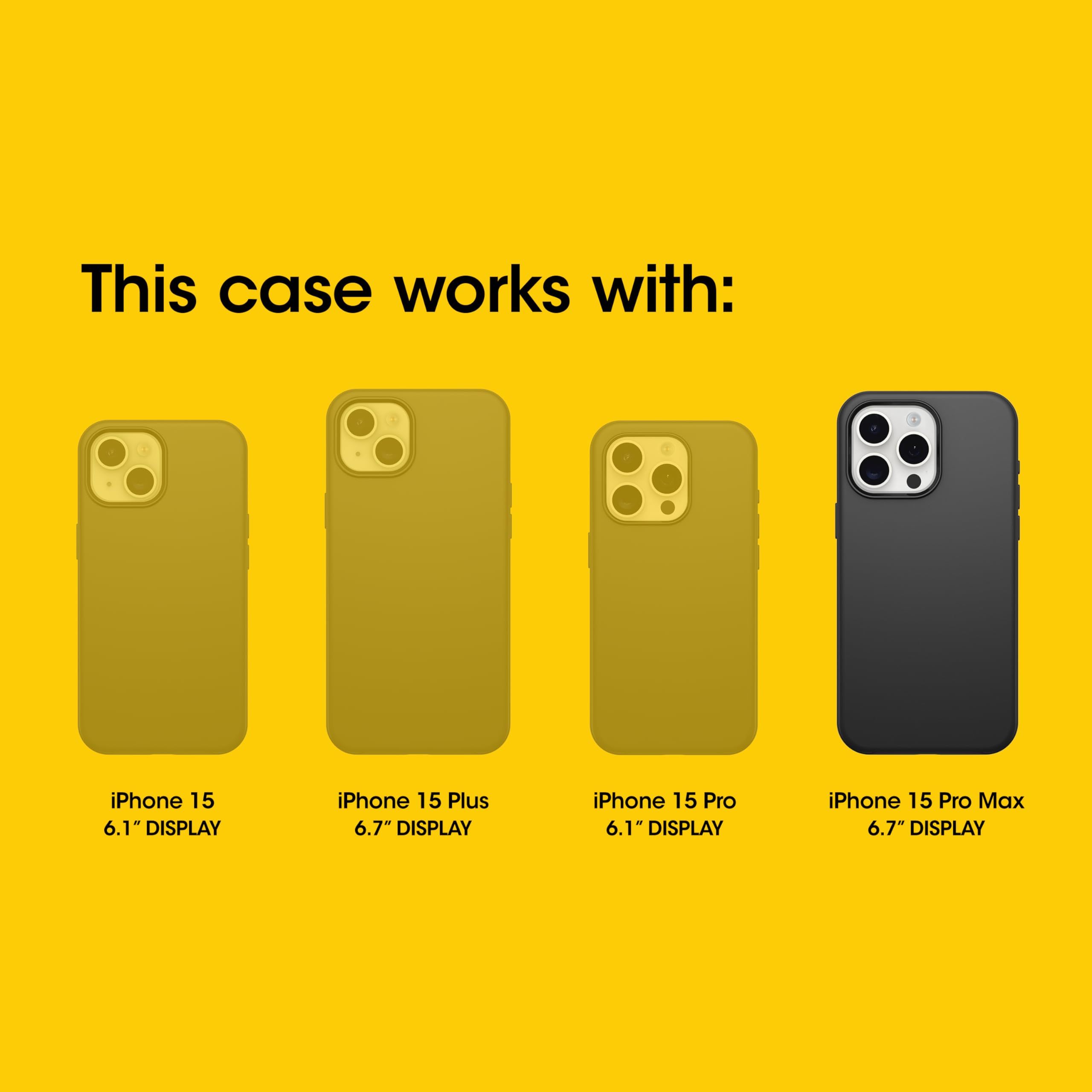 OtterBox iPhone 15 Pro MAX Case - OtterGrip Symmetry Series with Built-in Grip | MagSafe Compatible | Raised Edges for Camera & Screen Protection | Island Getaway Green | Perfect for Outdoor Adventures & Daily Use