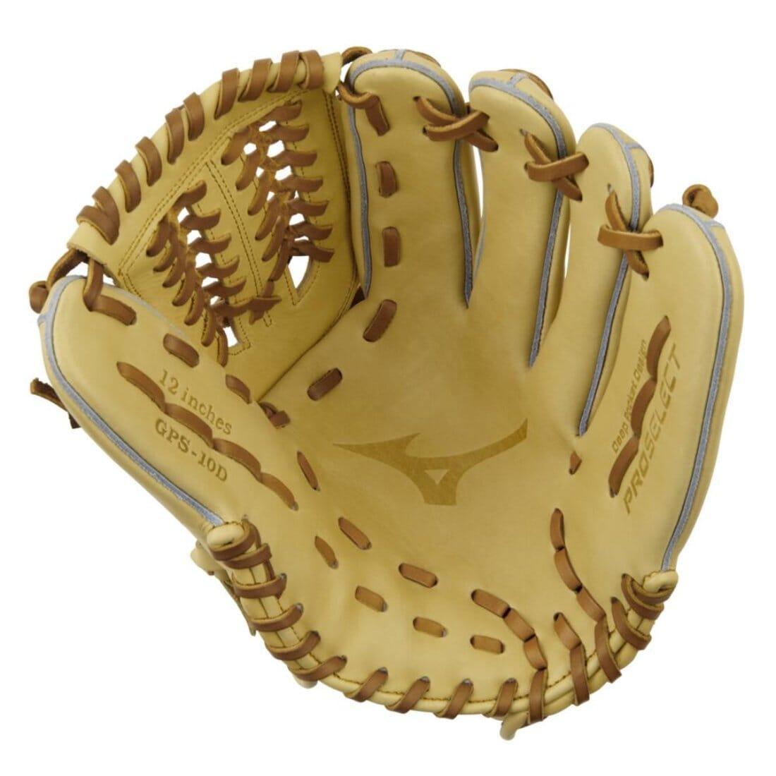 Mizuno Pro Select GPS 10D 12 Premium Infielder Baseball Glove - 313204.RG82.13.1200 | Professional Quality Leather Glove for Baseball Players | Perfect for Infield Training & Competitive Games