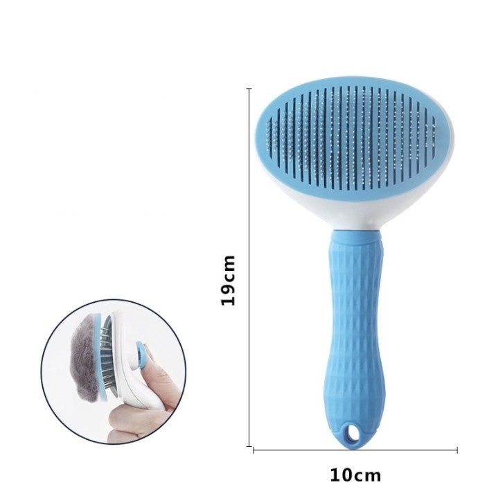 Pet Grooming Comb for Cats & Dogs - Easy Fur Removal Brush for Shedding Control - Perfect for Home Pet Care & Professional Grooming