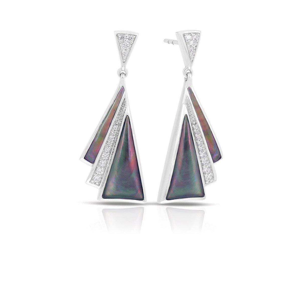 Empire Earrings for Women - Elegant Gold Hoop Earrings with Crystals | Perfect for Parties, Weddings & Special Occasions
