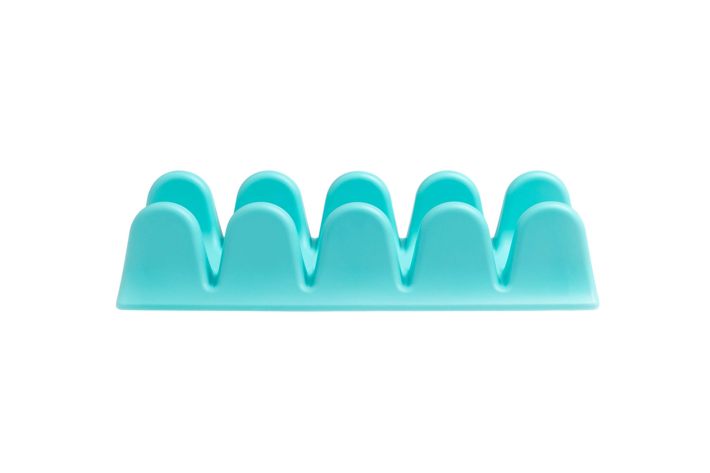 PSO-Spine Deep Tissue Back Massager - Muscle Release Tool for Self Massage, Pain Relief & Tension Relief - Full Back Stretcher & Massage Device (Bora Teal Blue) - Perfect for Home, Office & Post-Workout Recovery