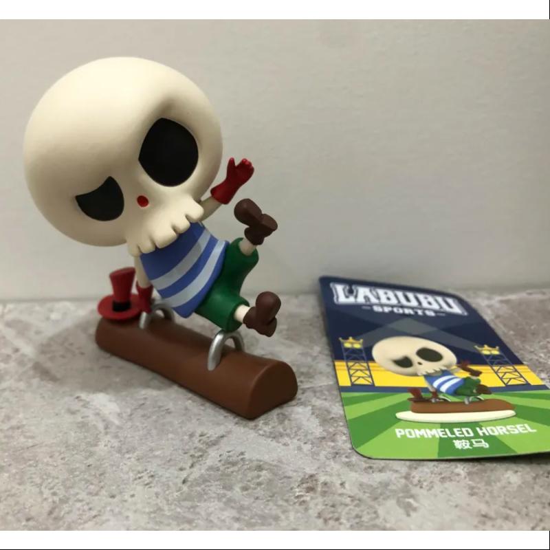 Labubu The Monsters Sports Series POMMELED HORSE Action Figure - Collectible Vinyl Art Toy for Display & Gifts | Perfect for Anime Fans, Home Decor, and Office Desk Collection