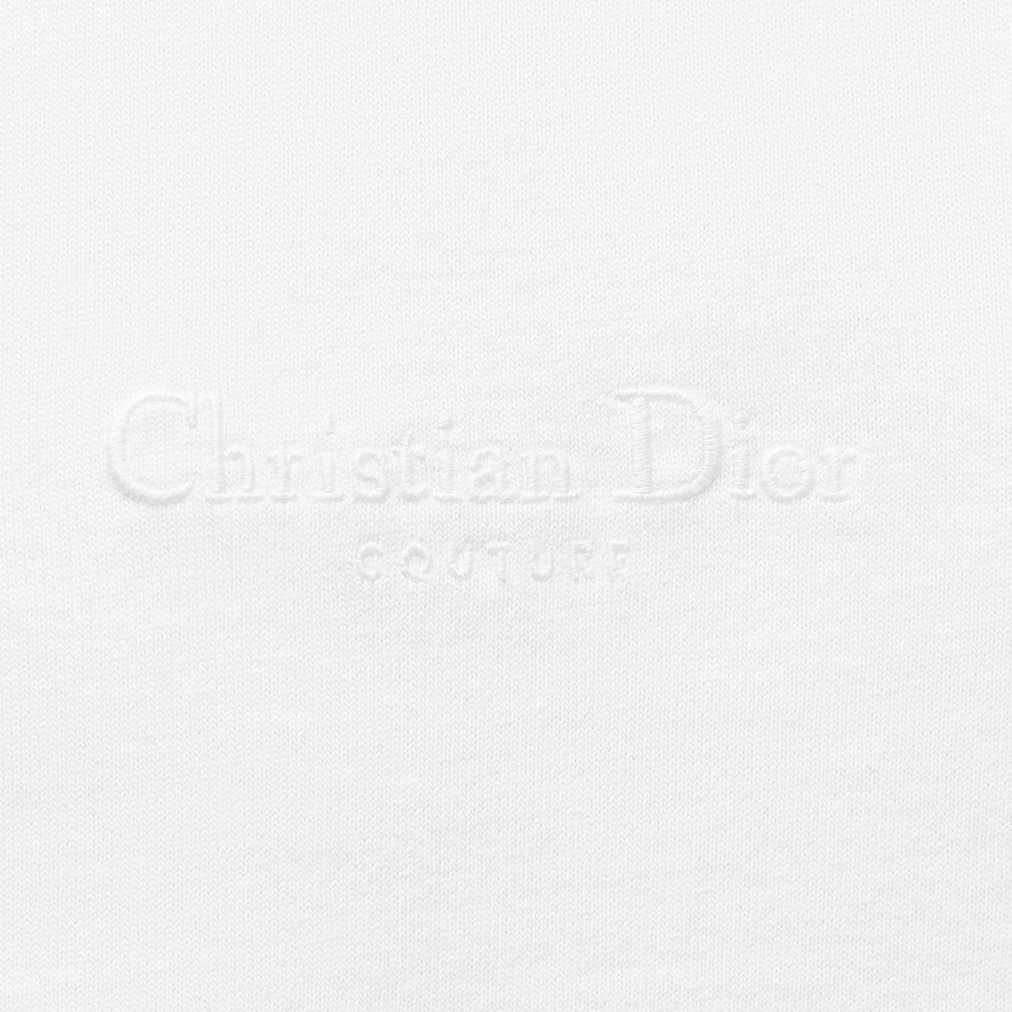 Dior 'Christian Dior Couture' Chest Logo Relaxed Fit White T-Shirt | Casual Wear & Street Style Fashion for Men
