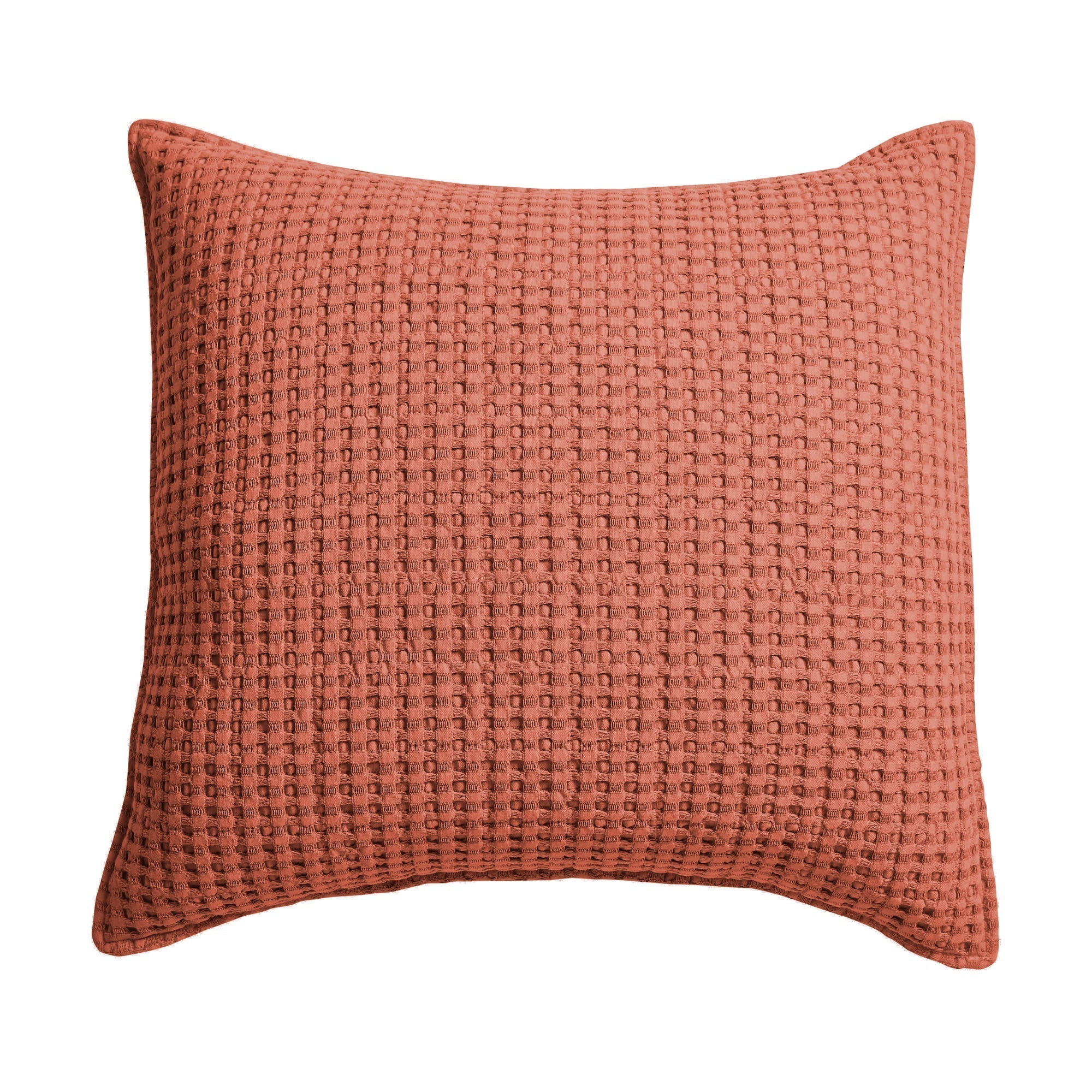 Mills Waffle Square Pillow - Soft & Stylish Decorative Throw Pillow for Couch, Bed, Sofa - Perfect for Living Room, Bedroom & Home Decor