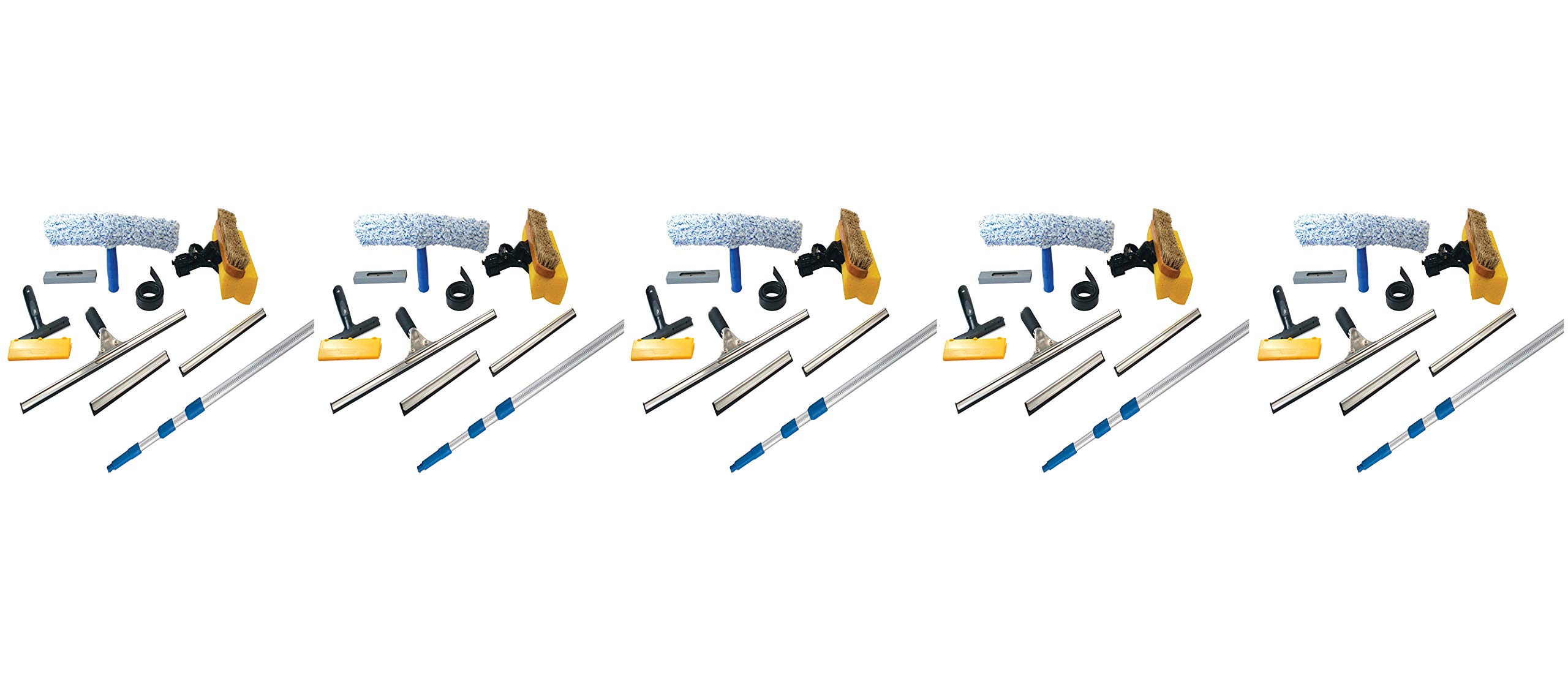 Universal Window Cleaning Kit - Streak-Free Glass Cleaner with Squeegee & Scrubber for Home, Office, and Car Windows - Perfect for Indoor & Outdoor Use