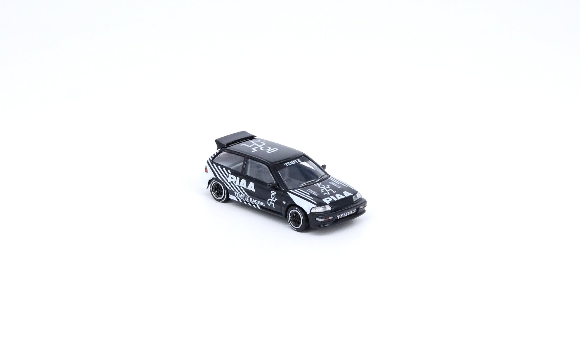 INNO64 1:64 Scale Honda Civic EF9 Temple Racing Osaka Auto Messe 2023 Limited Edition Diecast Model Car - Perfect for Collectors, Display & Racing Enthusiasts