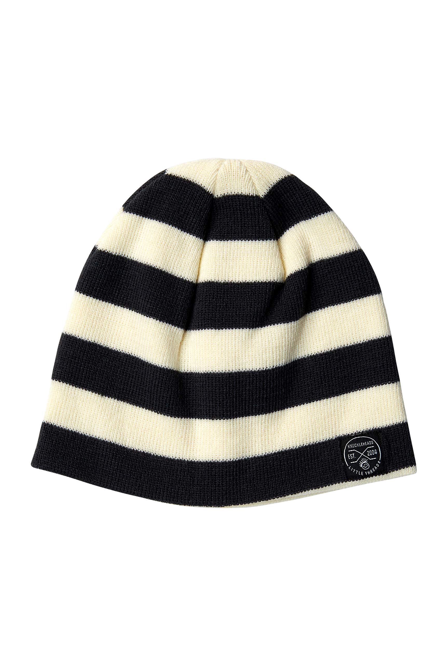 Adorable Baby Boy's Striped Beanie Hat - Soft & Warm Knit Winter Cap for Newborns & Toddlers - Perfect for Outdoor Play, Photo Shoots & Cold Weather Protection