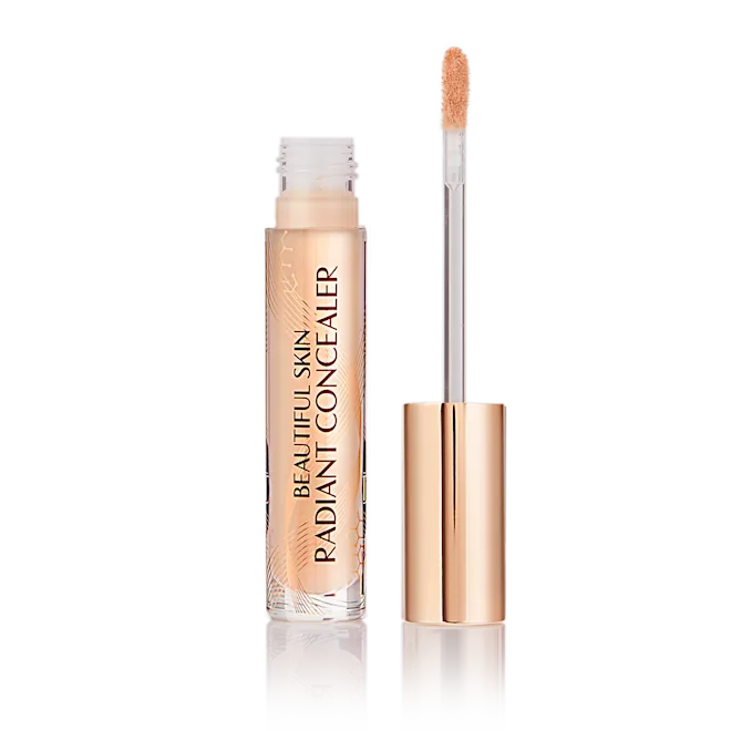 Charlotte Tilbury Beautiful Skin Radiant Concealer with Hyaluronic Acid - 2.5 Fair - Brightening Under Eye Concealer for Dark Circles & Wrinkles - Perfect for Daily Makeup & Special Occasions