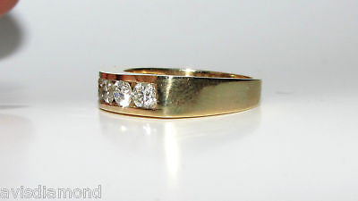 1.00ct Diamond Band Ring 14K Gold Classic Channel Setting - Elegant Wedding, Anniversary & Engagement Jewelry for Women
