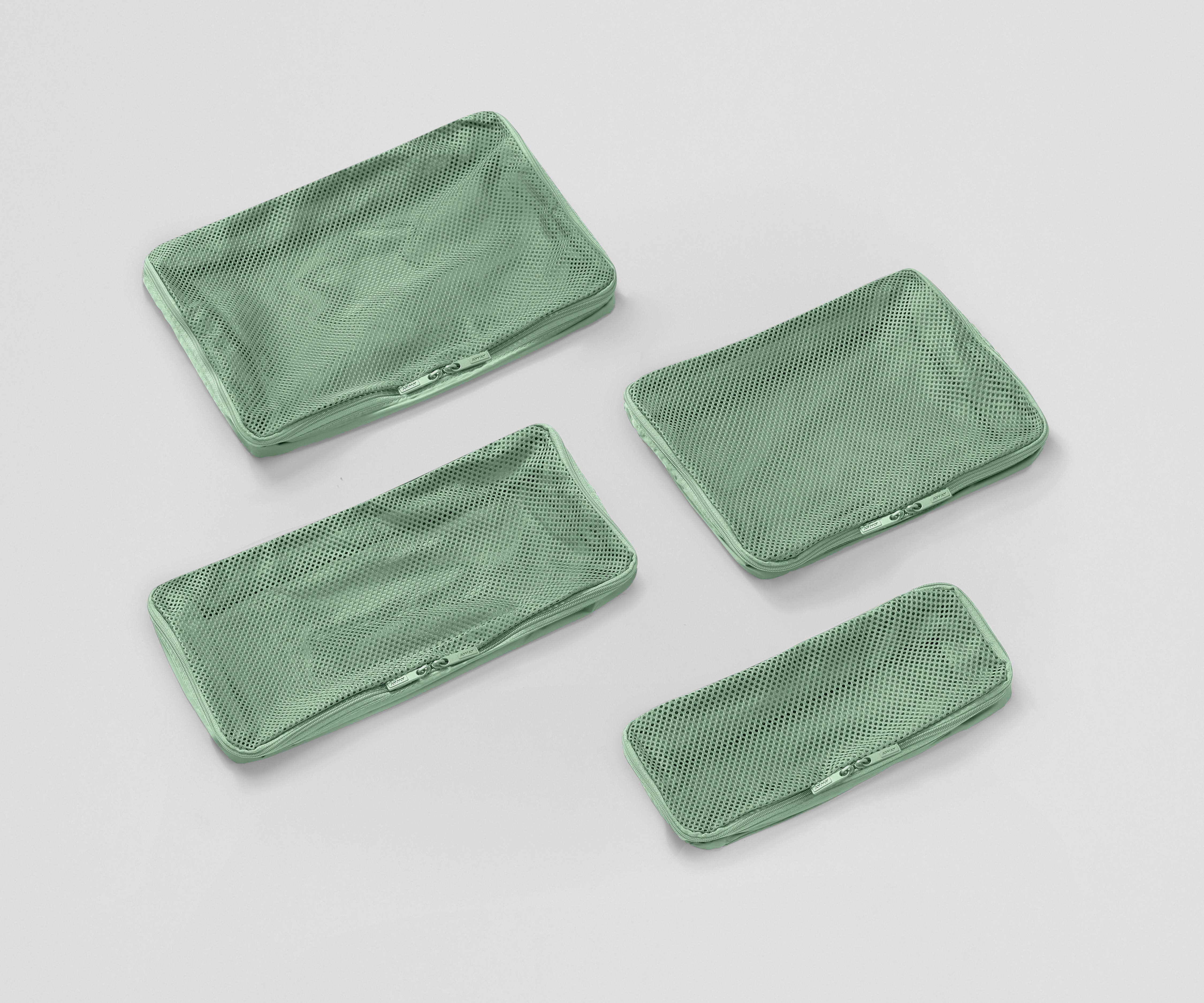 Premium Packing Cubes for Travel - Sea Green Luggage Organizers for Suitcases & Backpacks - Perfect for Business Trips, Vacations & Weekend Getaways