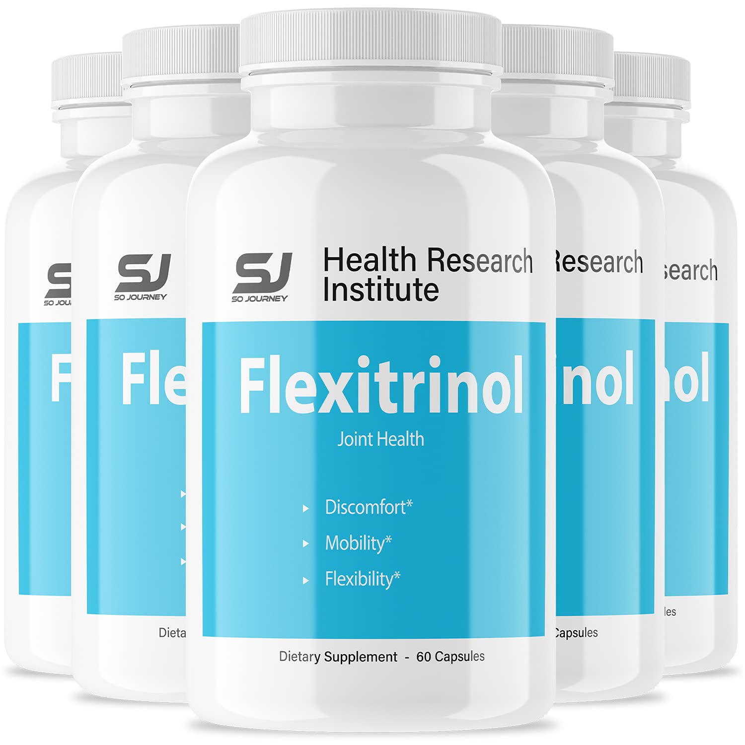 (5 Pack) Flexitrinol Joint Pain Relief Supplement - 300 Capsules | Supports Joint Health & Mobility | Ideal for Active Lifestyles, Arthritis & Post-Workout Recovery