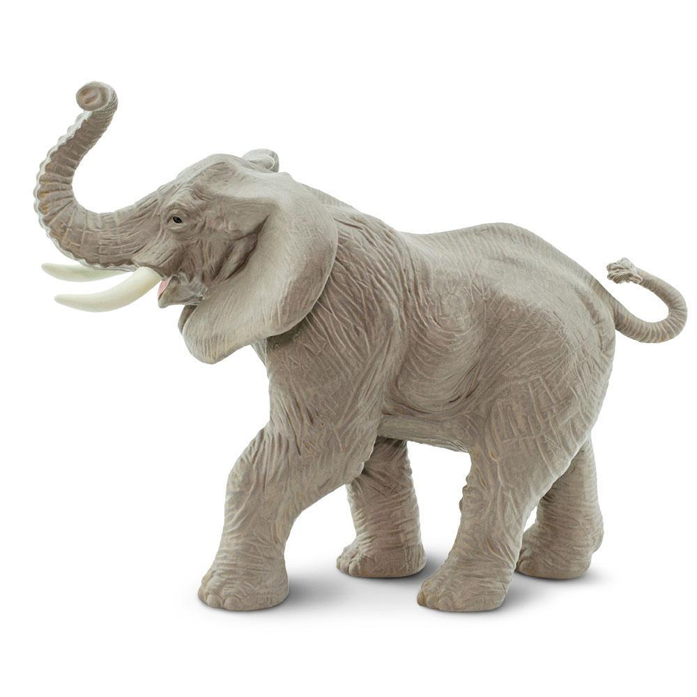 African Elephant Wildlife Figure - Realistic Safari Ltd Animal Model for Kids, Collectors & Educational Play | Perfect for Jungle Themed Decor, Birthday Gifts & School Projects