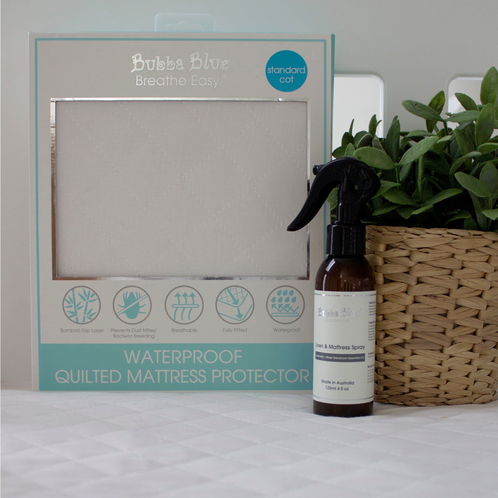 Natural Linen & Mattress Refresher Spray - 125ml Organic Fabric Freshener for Bedding, Sofa & Home - Eliminates Odors & Leaves Fresh Scent - Perfect for Daily Use & Travel