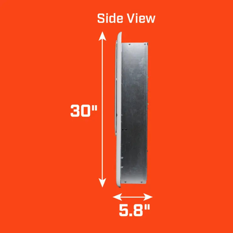 Santa Fe UltraMD33 In-Wall Dehumidifier - Energy Efficient Moisture Control for Basements, Crawl Spaces & Home Use