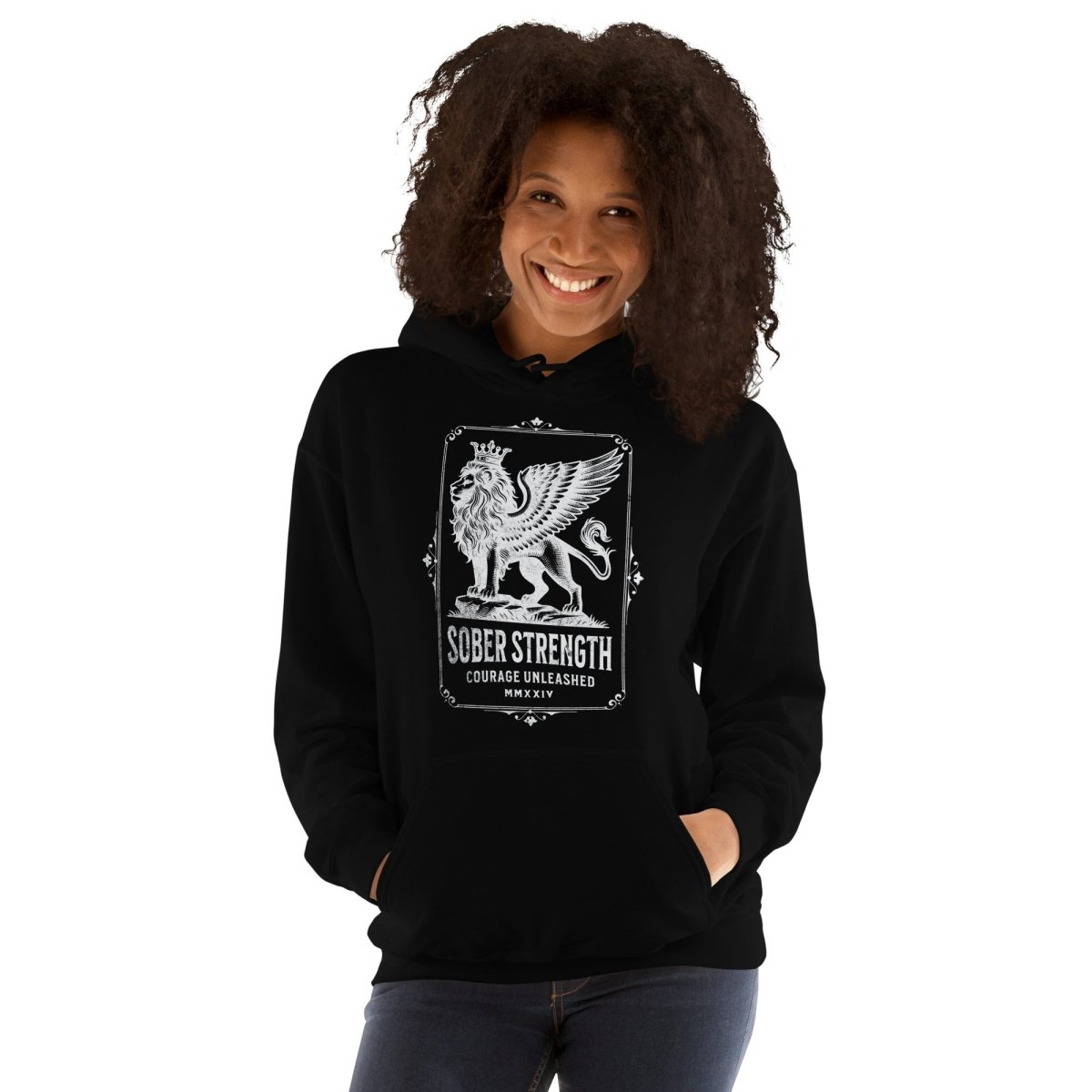 Sobriety Strength Unisex Hoodie - Comfortable & Stylish Pullover for Men & Women - Perfect for Recovery, Workouts, and Casual Wear