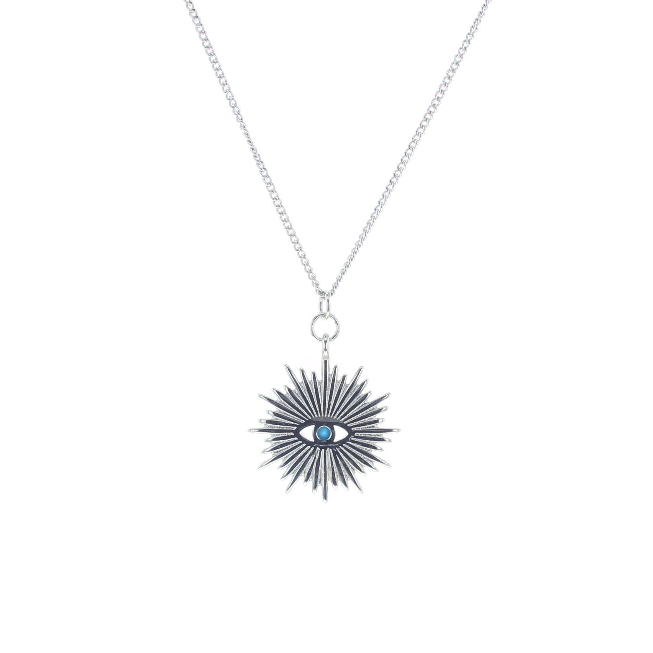 Atlantis Necklace with Genuine Turquoise Stone – Elegant Bohemian Jewelry for Women, Perfect for Beach Vacations & Boho Fashion