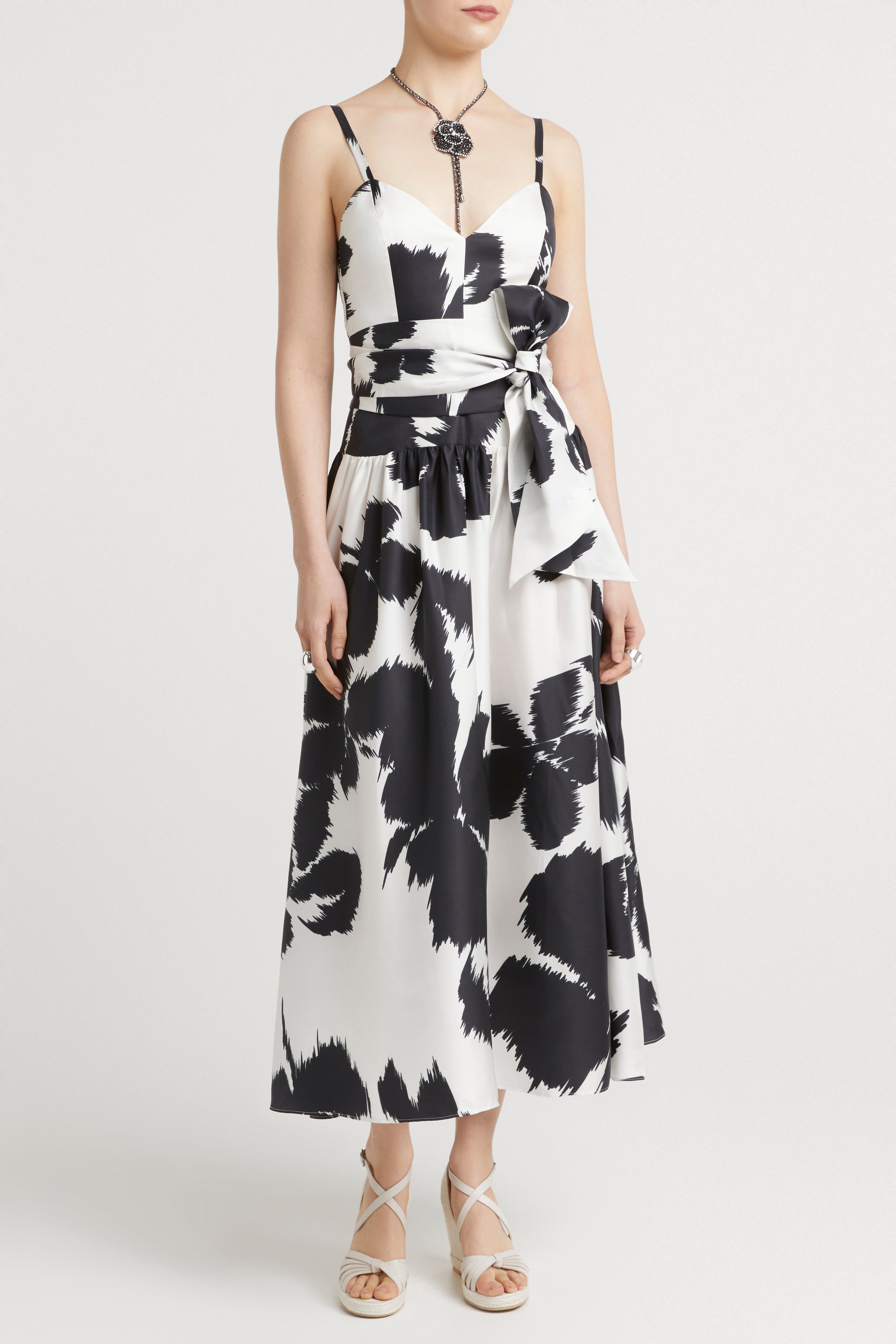 Husk Emilie Floral Print Dress for Women - Elegant Summer Dress for Casual Outings, Beach Vacations & Date Nights