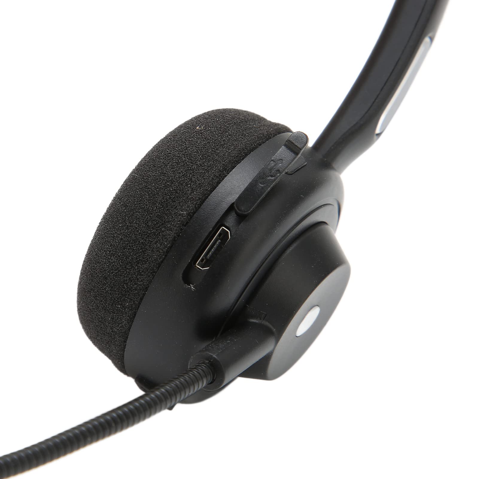 Professional Trucker Headset with Noise Cancelling Mic - Long Battery Life, Fast Charging & Skin-Friendly Design for Call Center, Home & Office Use | Ideal for Remote Work, Customer Service & Online Meetings
