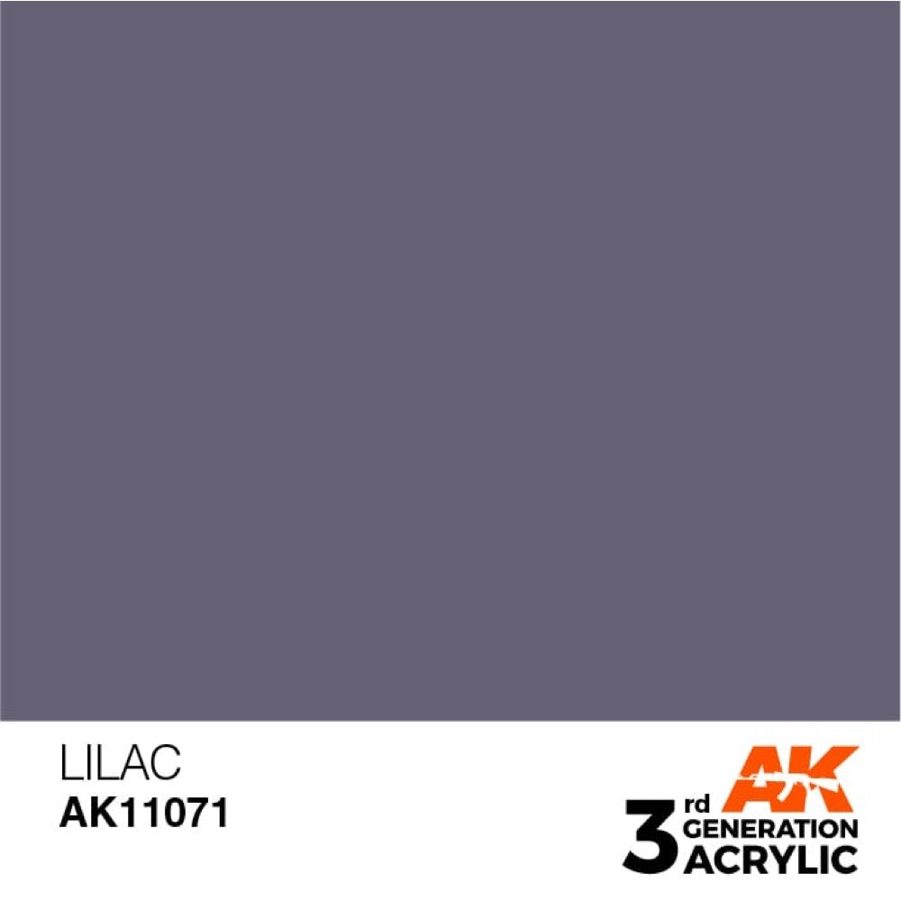 AK Interactive AK11071 Lilac Acrylic Paint - 17ml Bottle (3rd Generation) for Miniature Painting, Model Kits & DIY Crafts